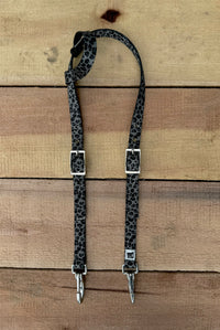 Black Cheetah One Ear Headstalls