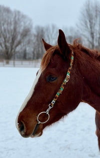 Sunflowers & Turquoise One Ear Headstalls