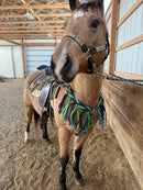 “Northern Lights” Fringe Breast Collar & Wither Strap