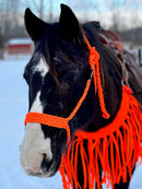 Neon Orange Fringe Tripping Collars