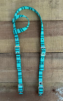 Blue Serape One Ear Headstalls