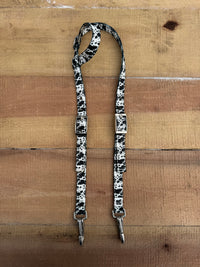 Black Cow Print One Ear Headstalls