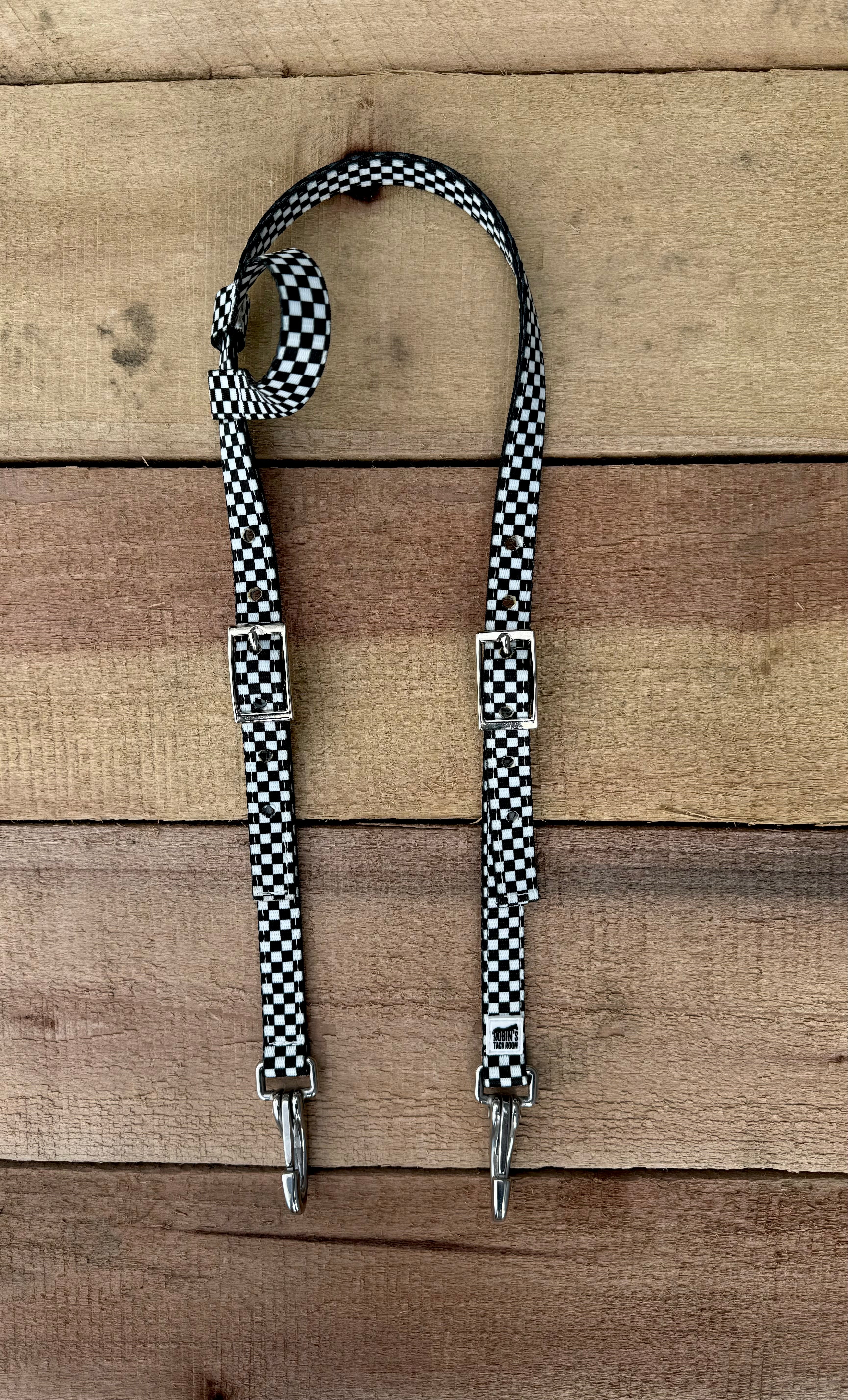 Checkered One Ear Headstalls