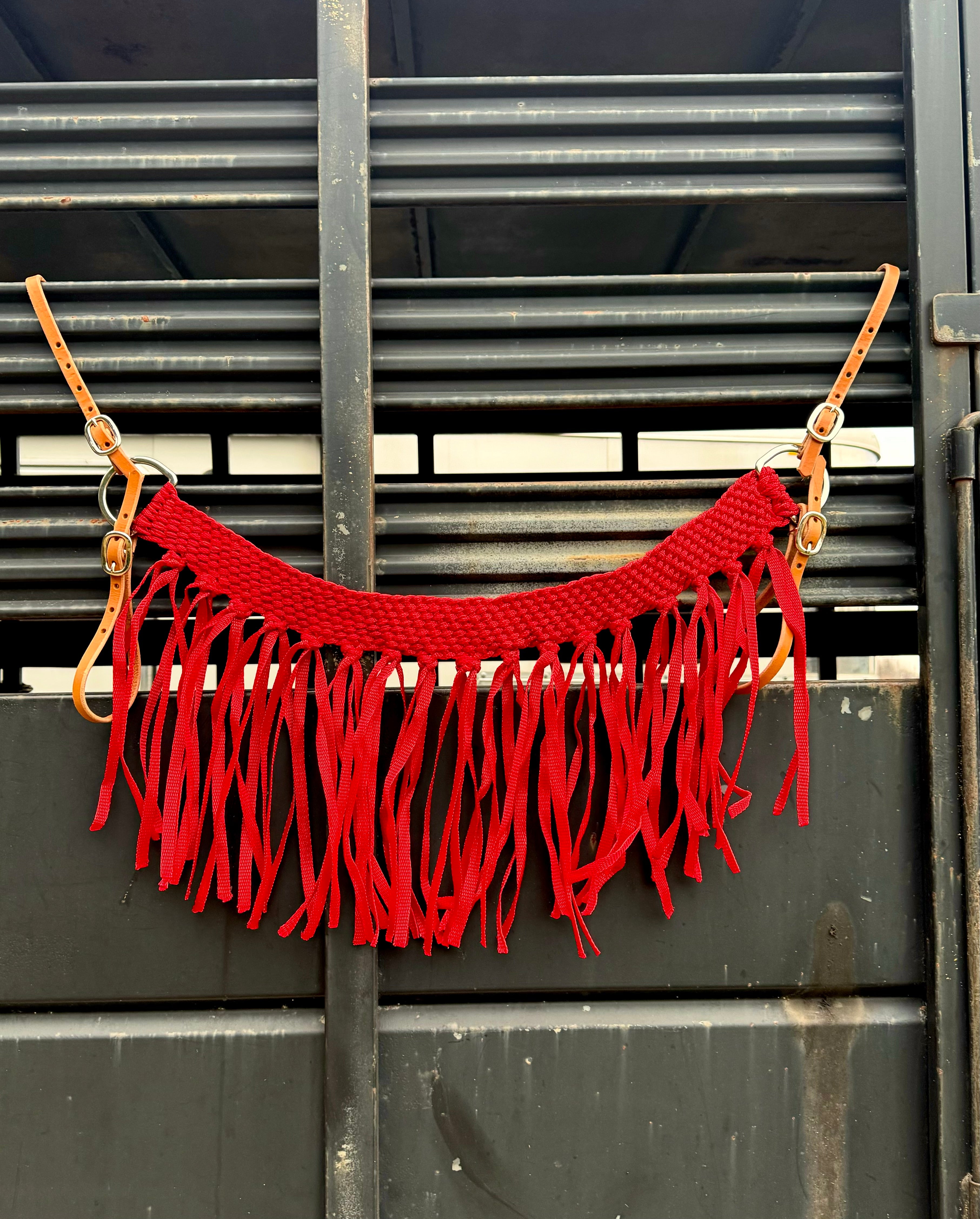 Red Fringe Tripping Collars