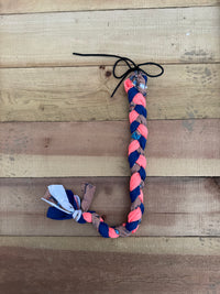 Coral Southwest Braided Tail Wrap