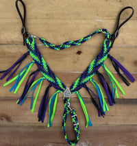 “Northern Lights” Fringe Breast Collar & Wither Strap