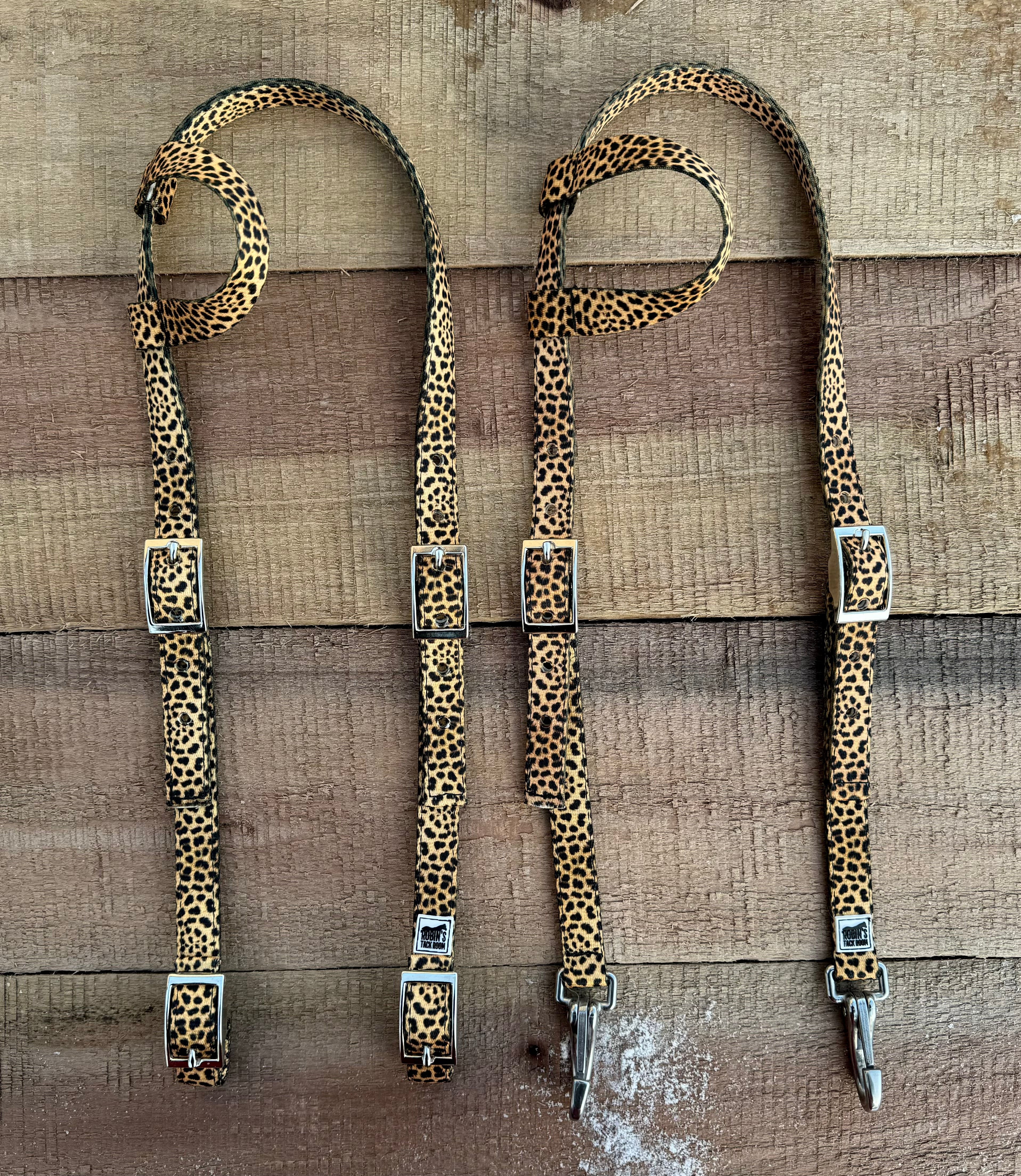 Animal Print One Ear Headstalls