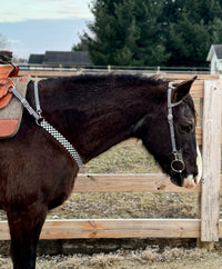 Checkered One Ear Headstalls