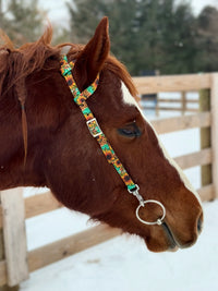 Sunflowers & Turquoise One Ear Headstalls