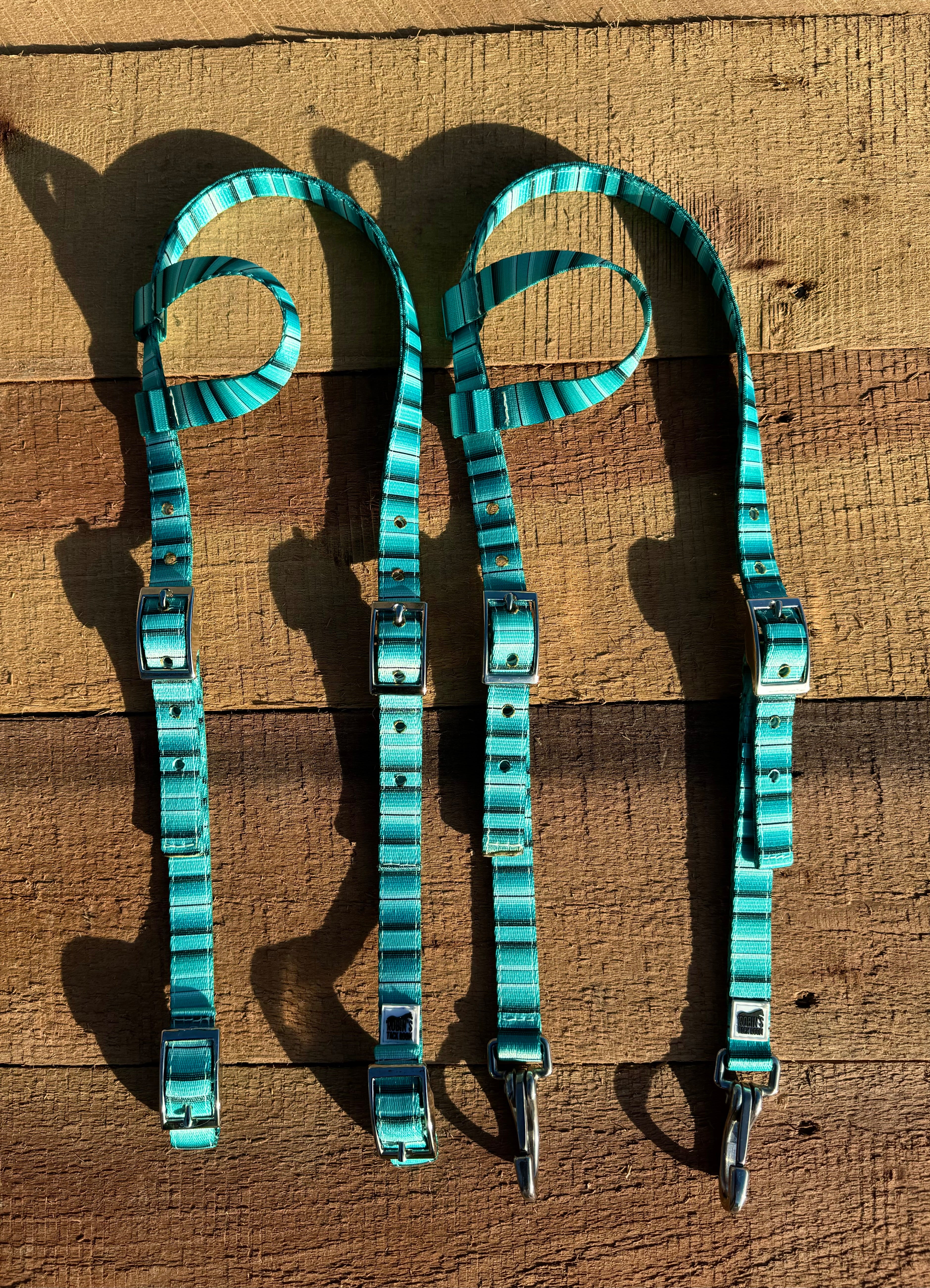 Blue Serape One Ear Headstalls